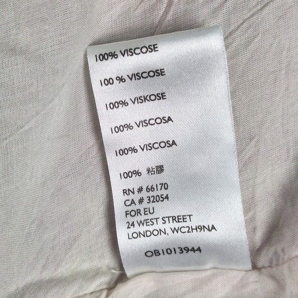 Anthropologie Dress Large Rhiannon Floral Mini Prairie Boho Peasant Smocked - Picture 7 of 11